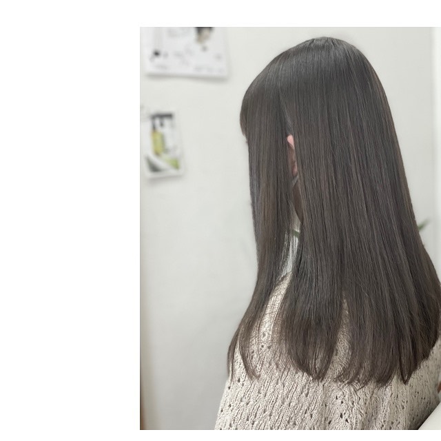 ルーセントミント×ストレートロング